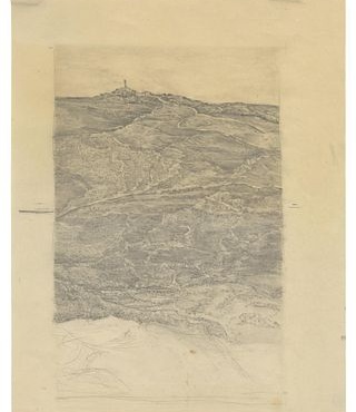 Anna-Ticho-Har-Zion-1936-pencil-on-paper-30-x-20-cms