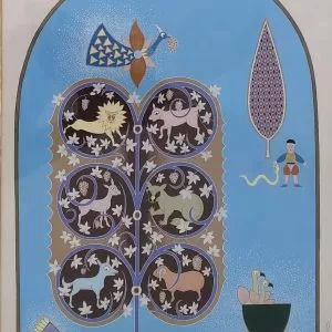 David-Sharir-Noah-oil-on-paper-53-x-39-cms