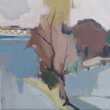 Itzhak-Tarkay-Landscape-oil-on-wood-35-x-45-cms.