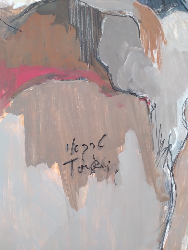 "Women & Landscape 1987" - Itzhak Tarkay - Image 4