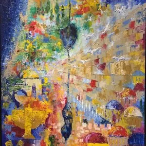 Neomi-Sasi-Jerusalem-Oil-on-Canvas-100-x-81-cm.