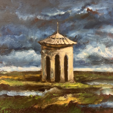 Yosl-Bergner-The-Land-II-40x50-cm-oil-on-canvas