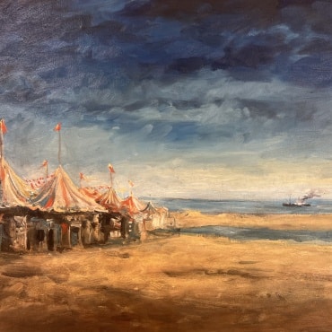 Yosl-Bergner-The-Land-III-40x53-cm-oil-on-canvas