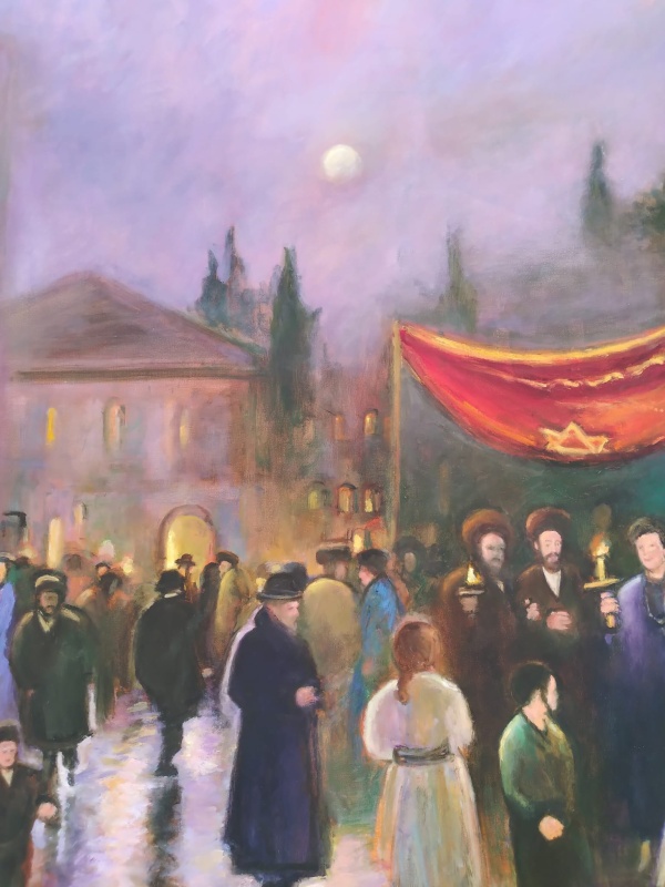 "A Wedding on a Rainy Day" - Zvi Malnovitzer - Image 4