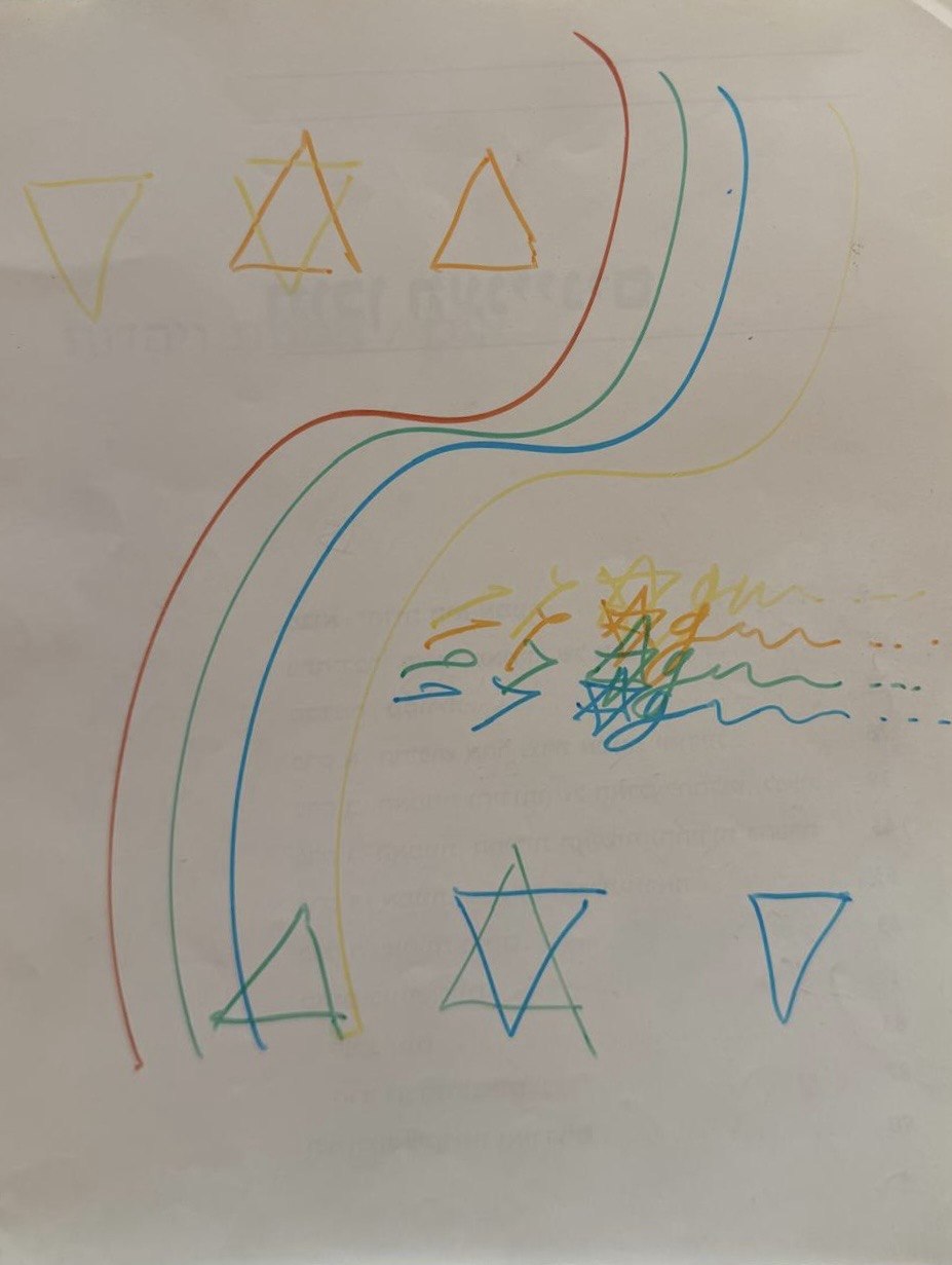Drawing by Yaacov Agam