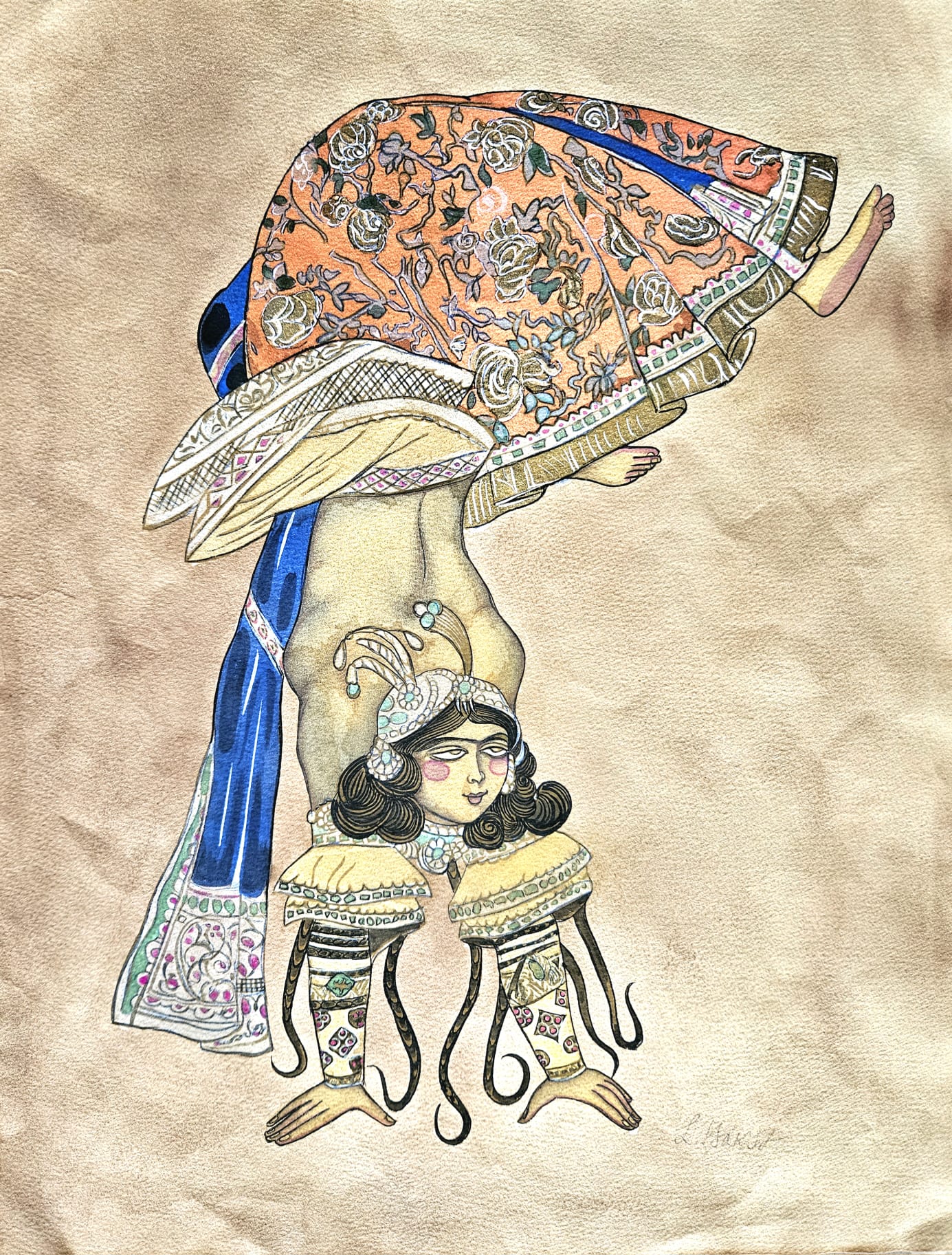 Le Dieu Bleu by Leon Bakst