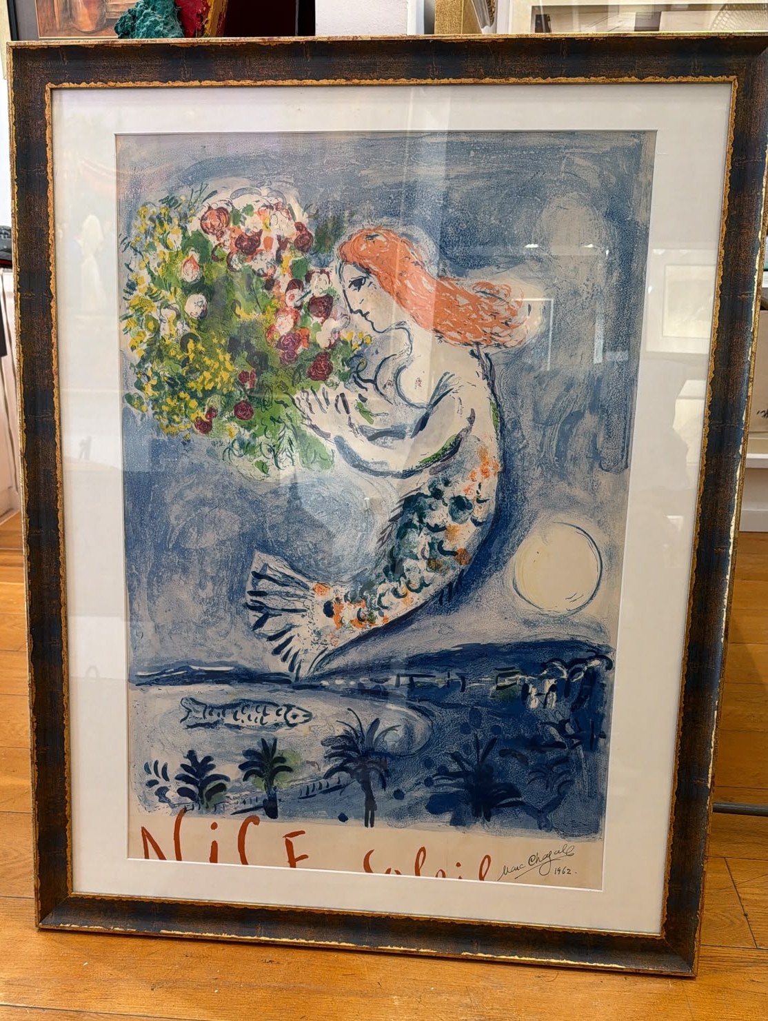 La Baie Des Anges by Marc Chagall