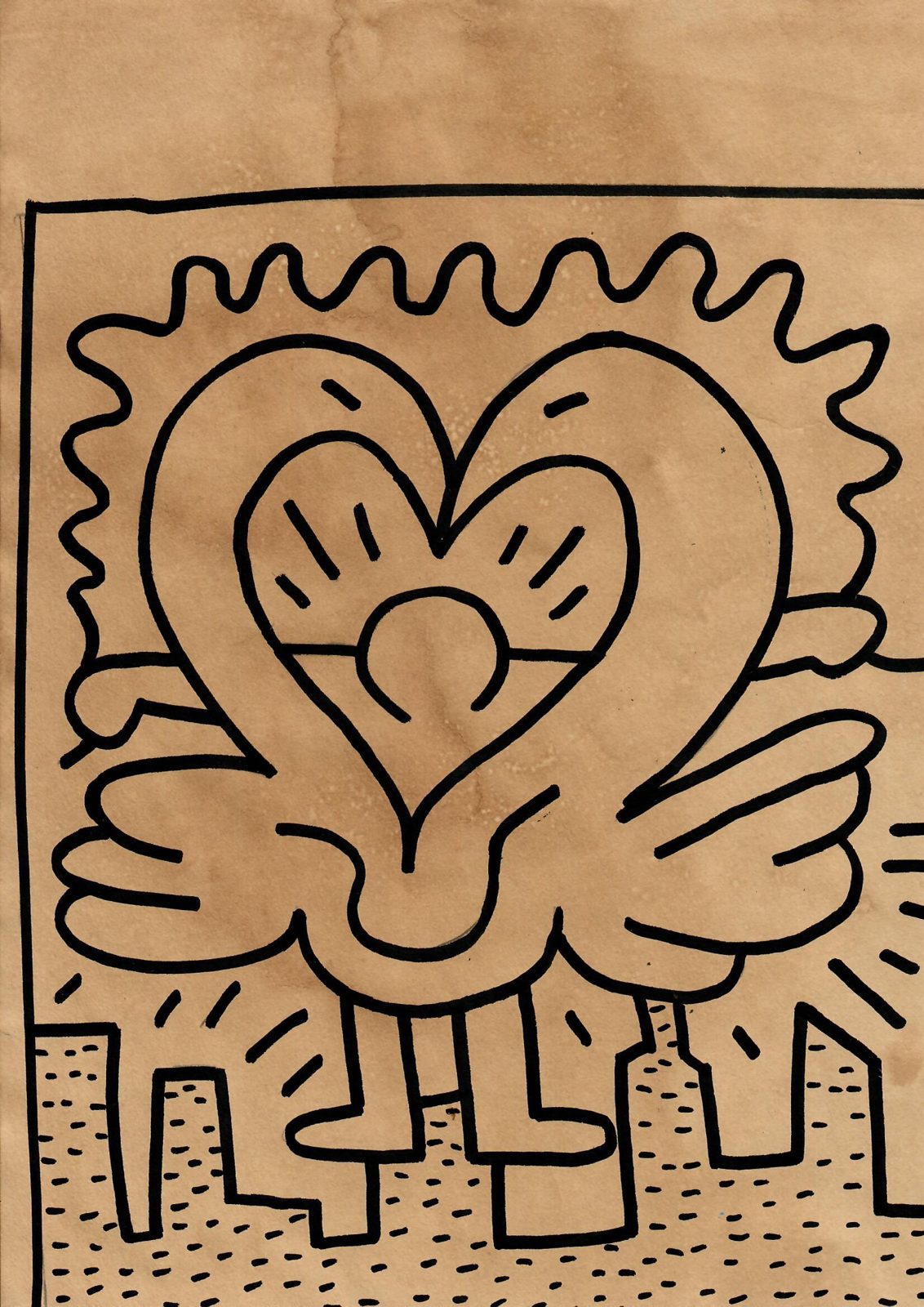 Heart by Keith Haring